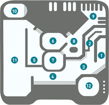 Plan des bassin de l'Aquatonic